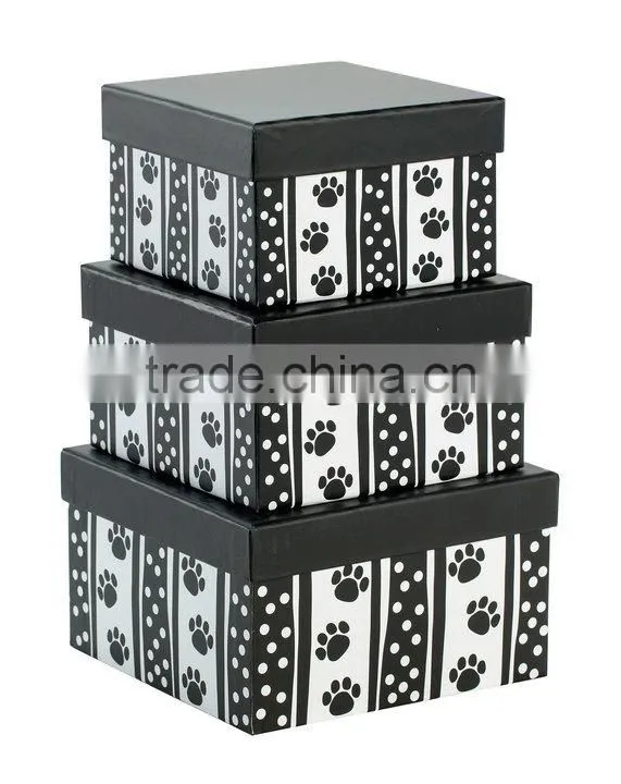 3 Pcs Nest Boxset Polka Dot Paws - Dubaa Fashion