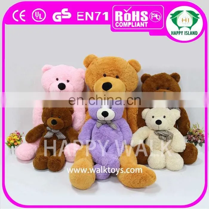 HI CE Top selling Valentines day gift wholesale purple plush teddy bear 120cm/160cm/180cm with large size
