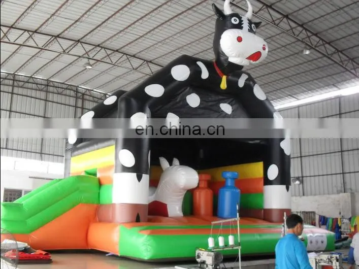 2013 hot sale inflatable cow bouncer
