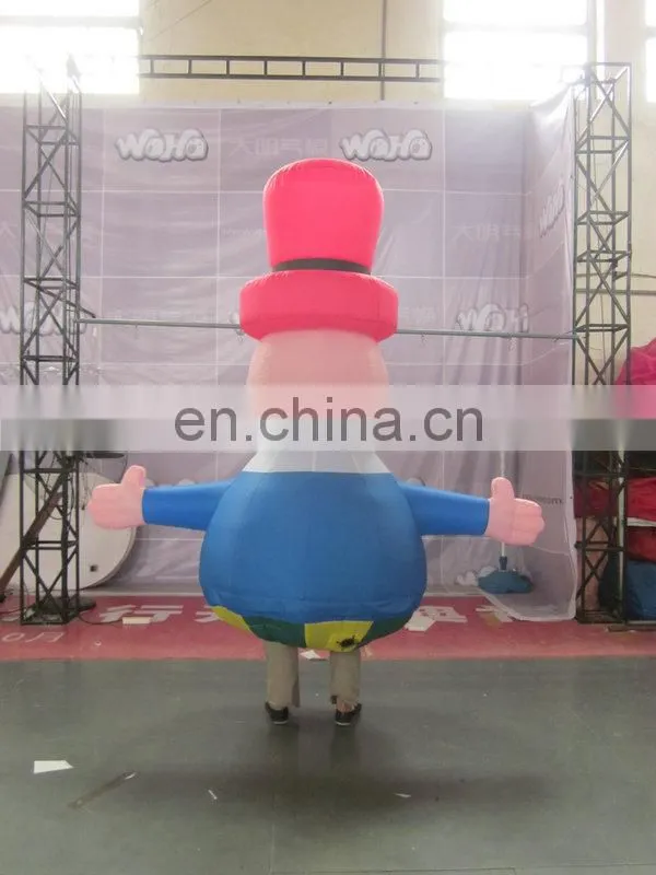 new design popular funny inflatable costume fan