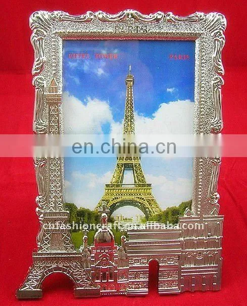 Eiffel tower metal picture frame