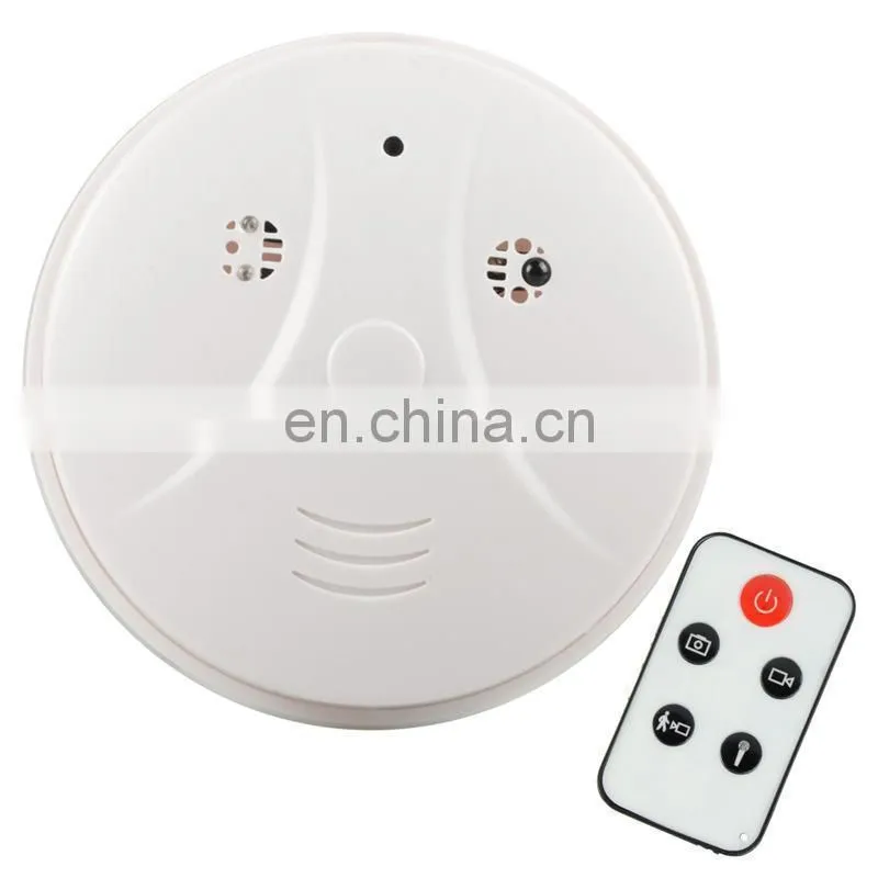 2015 new 720p Hidden Smoke Detector Model Camera Mini Camcorder audio video recorder mini camera Detection DV Surveillance DVR