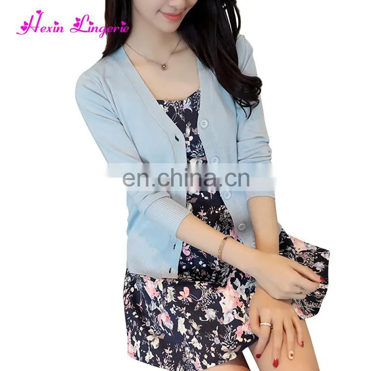 China manufacturer gray blue red autumn winter long sweater cardigan for women