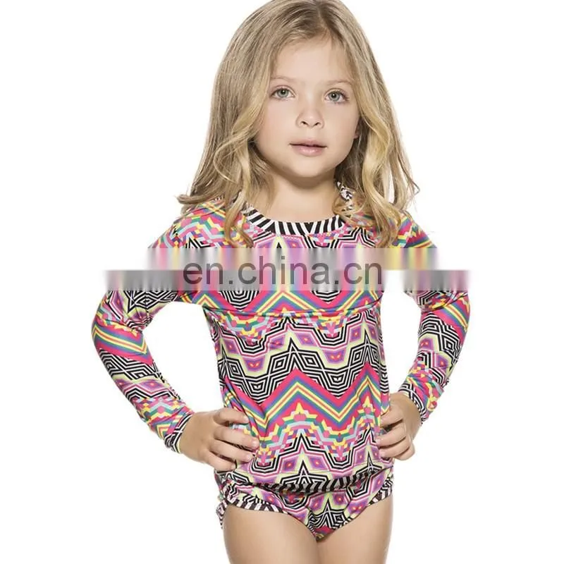 Lovely girls custom lycra rashguards rash guard with short sleeves for kids
