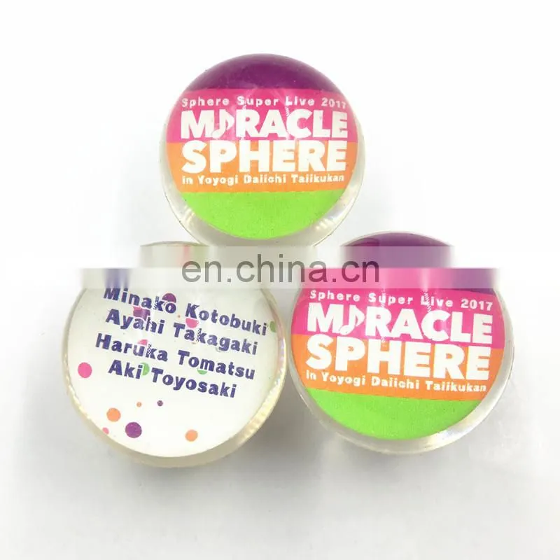 Custom printed logo bouncy ball light up led rubber bouncy balls 27mm 32mm 35mm 38mm 45mm 49mm 54mm 60mm