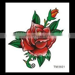 2012 Hot! Free sample!Eco-friendly temporary Wall Flower series tattoo stickers