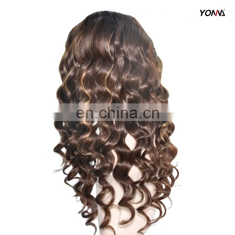 Cheap Wholesale Side Part Human Hair Lace Wig Loose Wave Lace Frontal Wig For Black Women