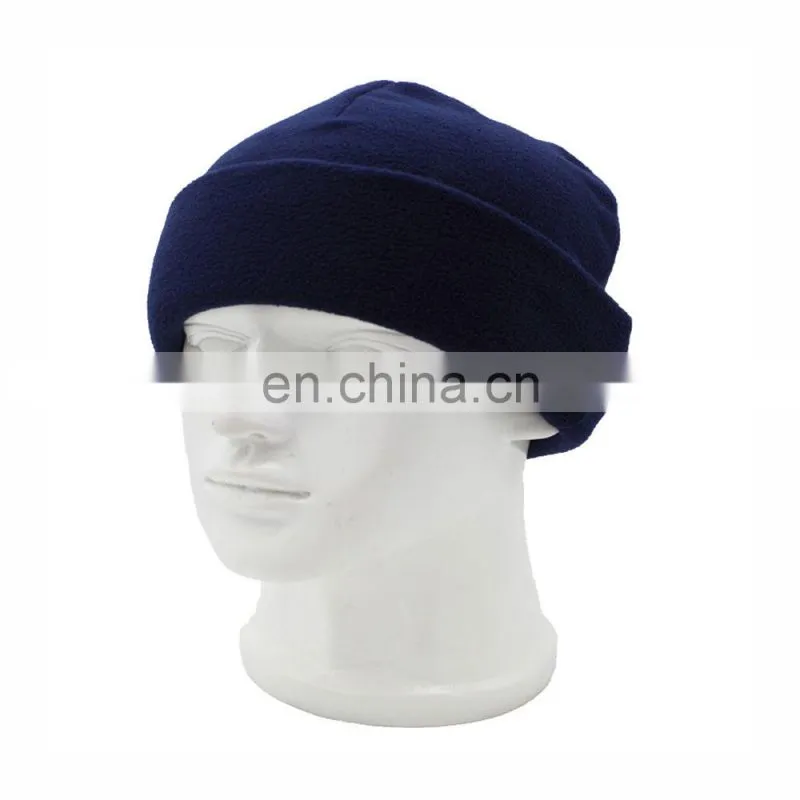 Cheap Price Unisex Embroidery Print Logo Winter Polar Fleece Beanie Cap