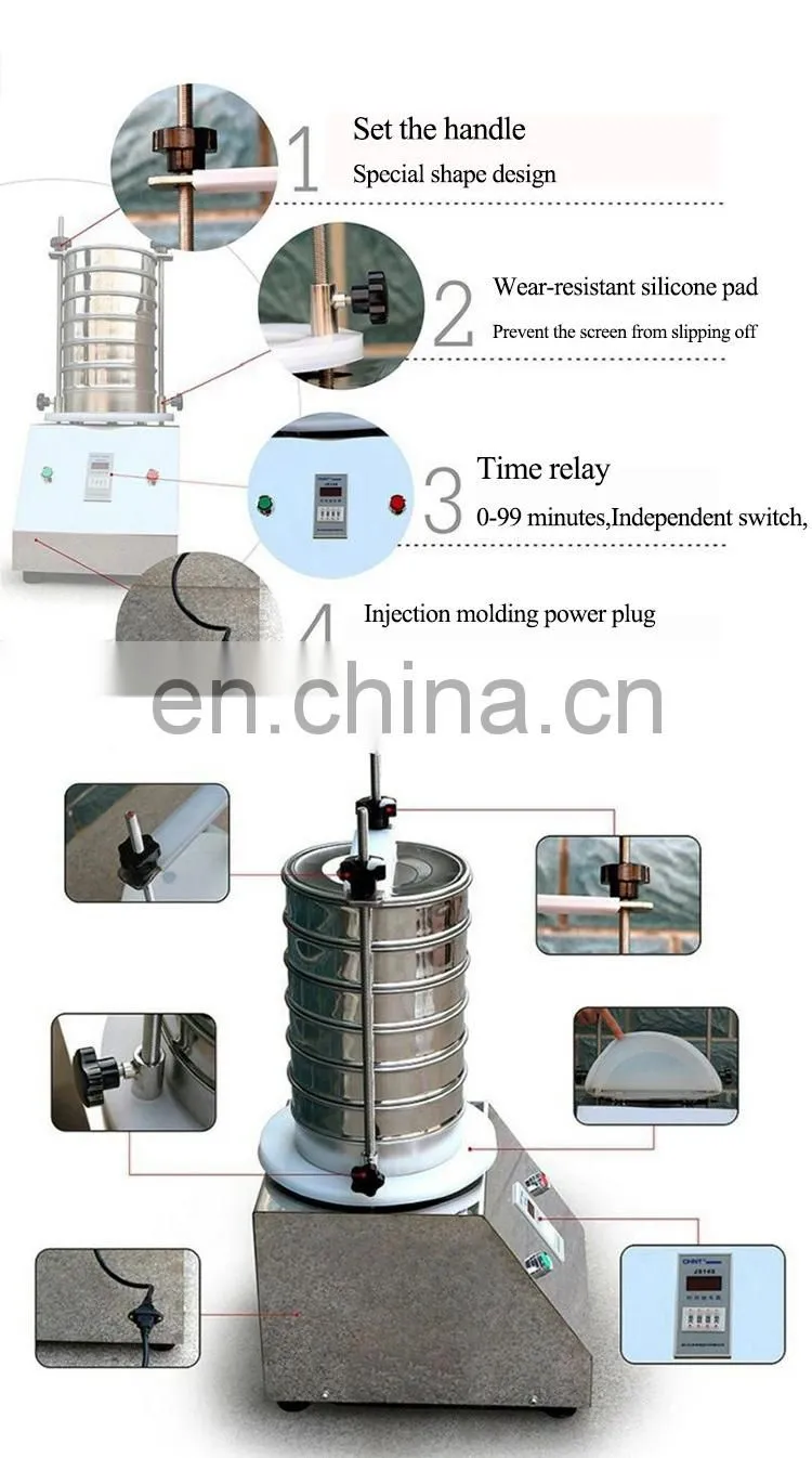 Lab Testing Equipment electric sieve machine electric sieve electric sieve vibrator machine