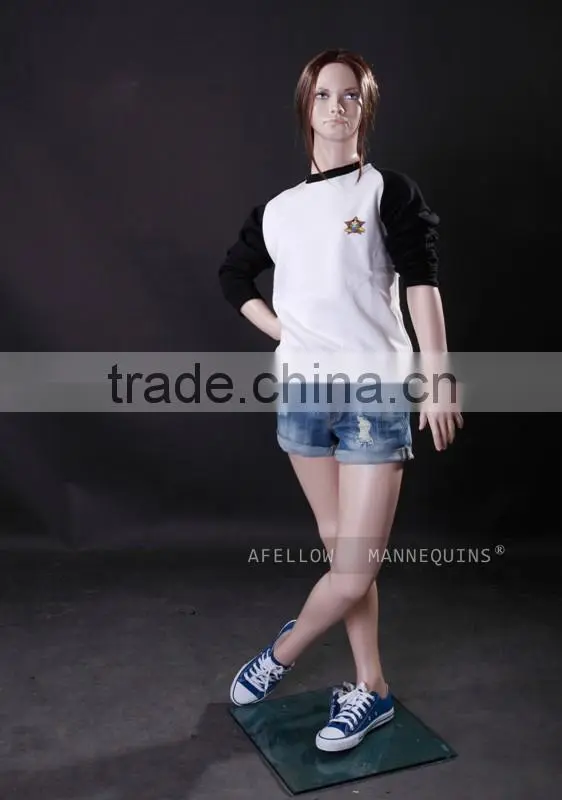Wholesale Girls Mannequin Fiberglass Children Mannequin Realist Kids Dummy Manikin SK04
