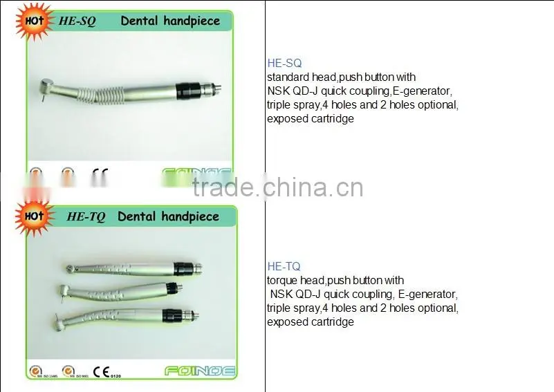 CE Approved high speed handpiece dental