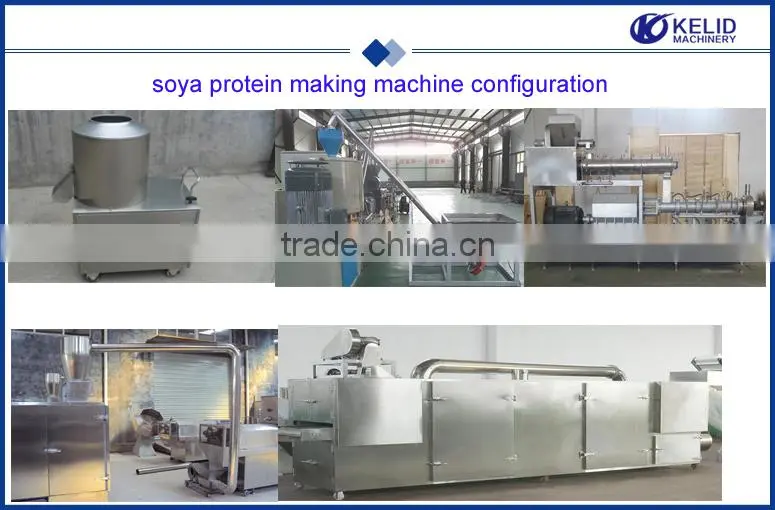 tvp textured soy protein making machine