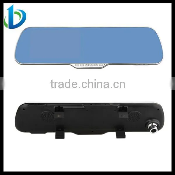 5 inch screen ultra-thin rearview mirror gps android