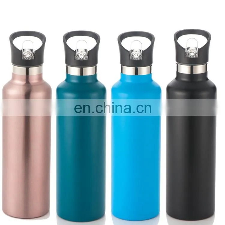 Drinkware Supplier Stainless Steel Double Wall Thermal Insulated Water Bottle With Straw Tumbler Cup