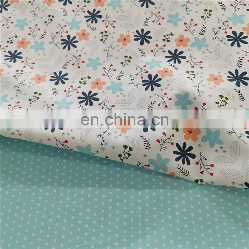 girls pajamas bed curtain fabric Korean version of sweat steam clothing pure cotton fabric small broken cotton printed fabric