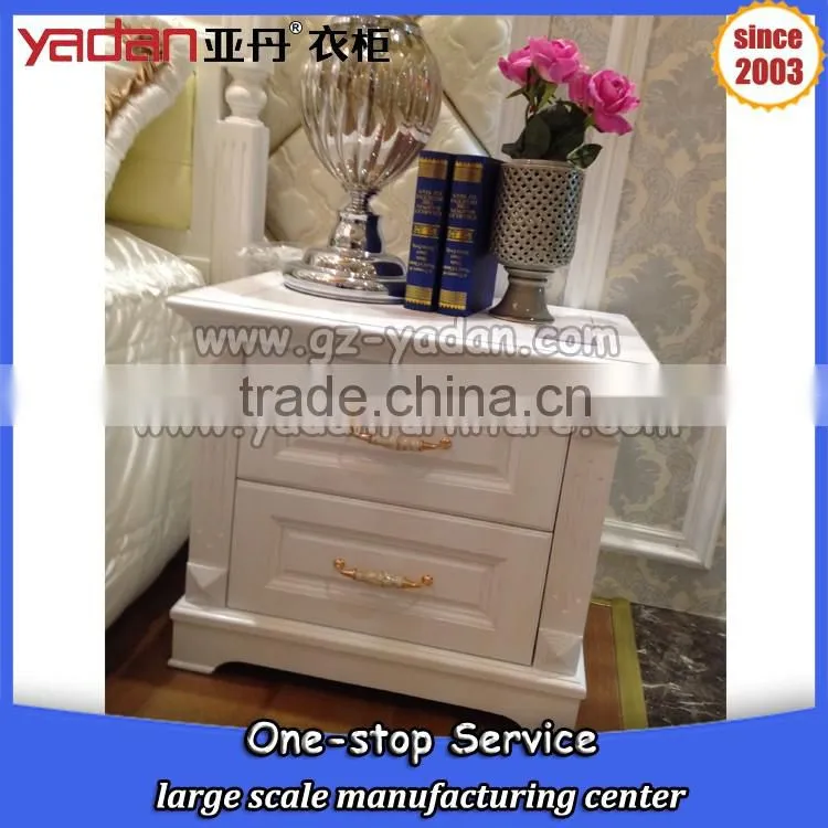 modern home bedroom furniture mirrored bedside table panel,bedside table lamp