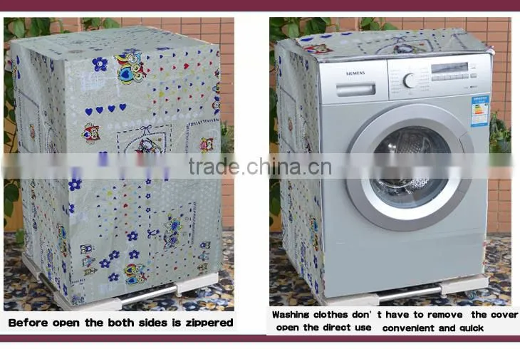 2015 new design printed non-woven fabric washing machine cover