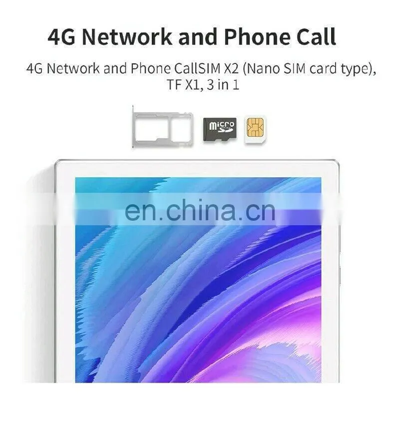 Teclast m30 PRO Tablet 10.1 inch 4g LTE 2560*1600, MTK 10-Core 2.6ghz, RAM 4gb ROM 128gb