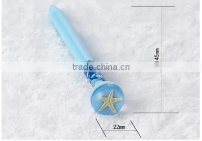 Custom Brand Name Stationery China Novelty Ballpoint Pen with Flower