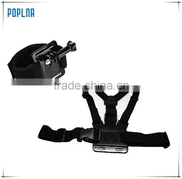 Poplar Accessories for Gopros hand strap mount + Gopros chest Strap