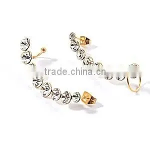 Charm earings for women 2015 diamonds ear cuff