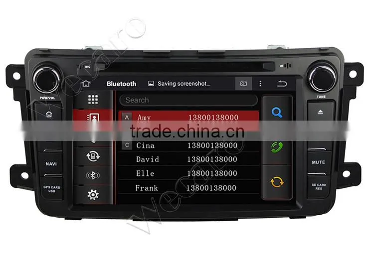 Wecaro in dash touch screen Android 4.4.4 car radio GPS navigation system for mazda cx-9 touch screen dvd player