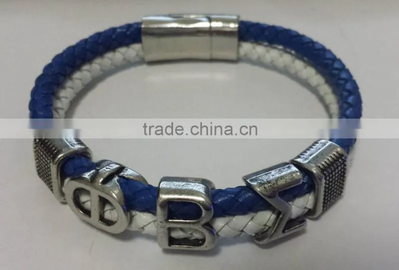 magnetic leather handmade bracelet bangle greek Sigma Gamma Rho Sorority Greek SGR custom LOGO Fraternity Sorority jewelry