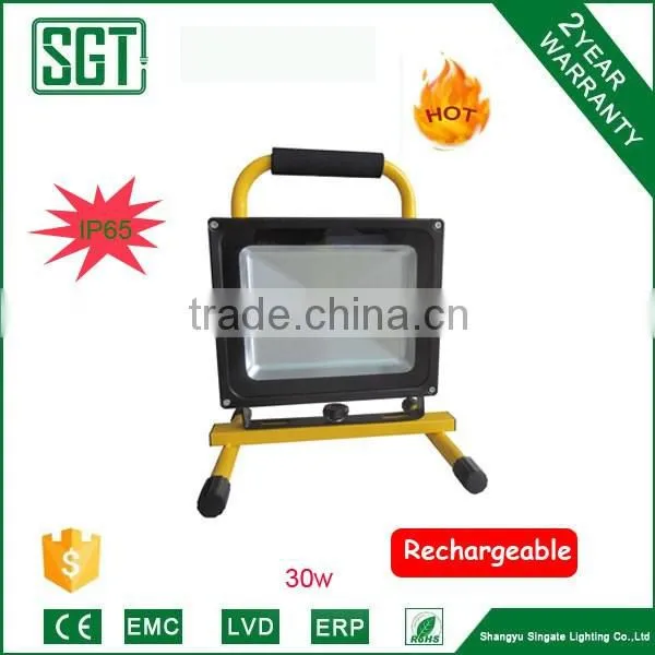360 degree rotation COB led flood light 30W outdoor