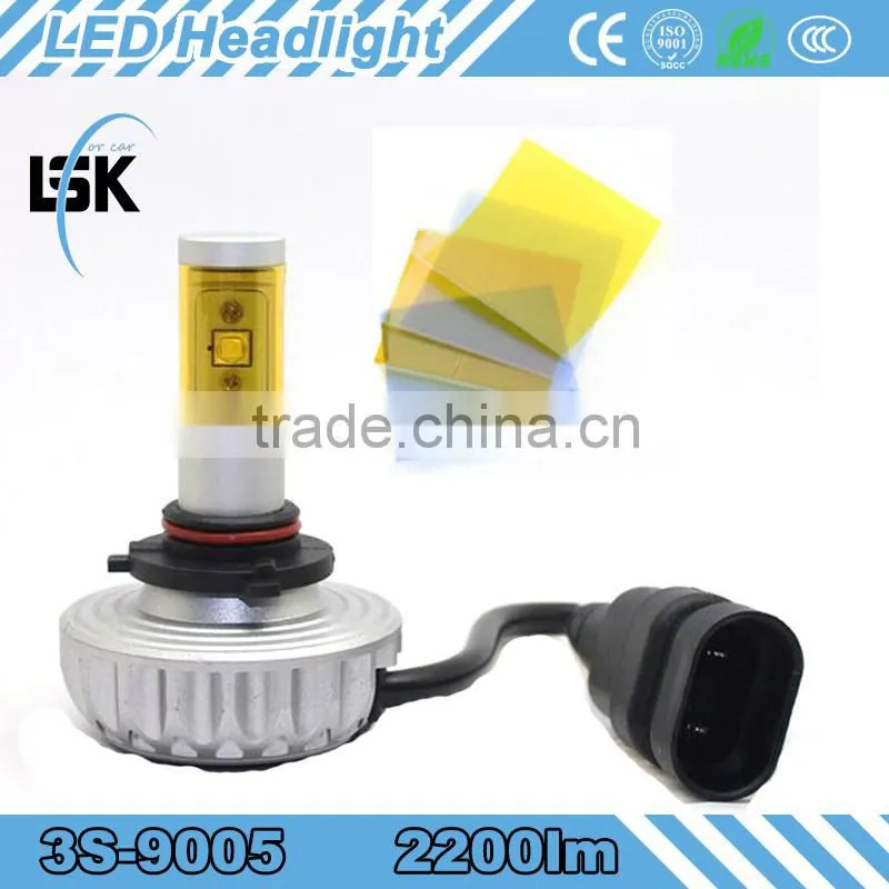 2015 New product !!! single beam H8, H10, H11, H16, 9005, 9006 3s led motor headlight kit ,manufacturer supply