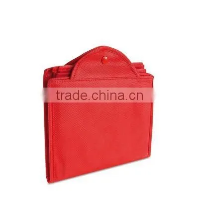 cheap black foldable non-woven shopping bag