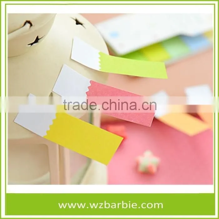 Colours Self-adhesive Removable Die-Cut Sticky Note In Memo Pad For Office