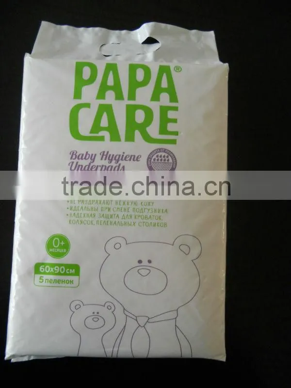 Super absorbent disposable underpads for material and infant care