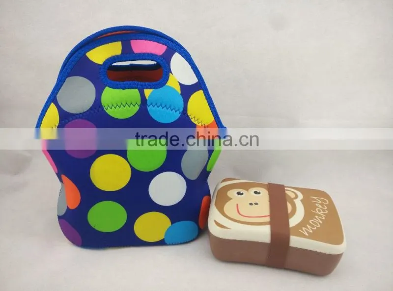 Bamboo fiber biodegradable and eco BPA free children Kids lunch box