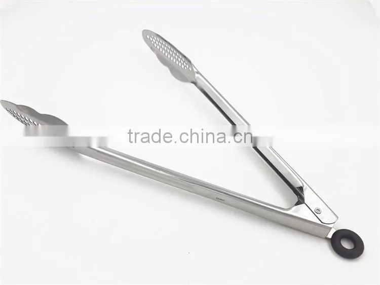 Stainless steel bakery tongs for wholesale