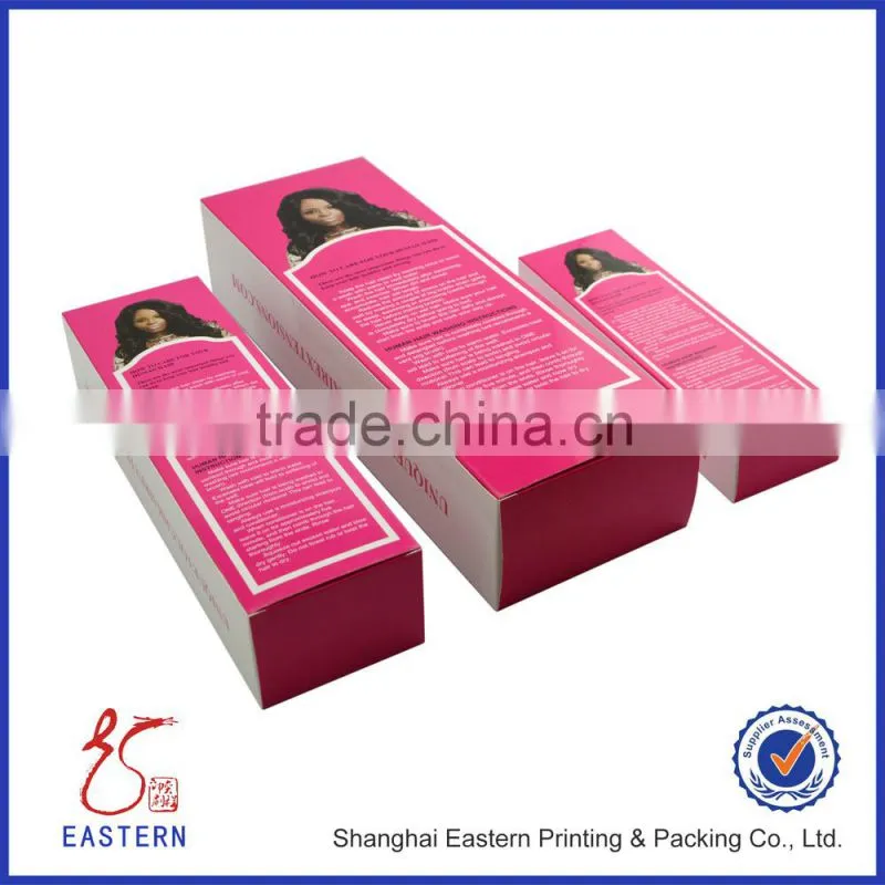 Custom Hair Extensions Box Package
