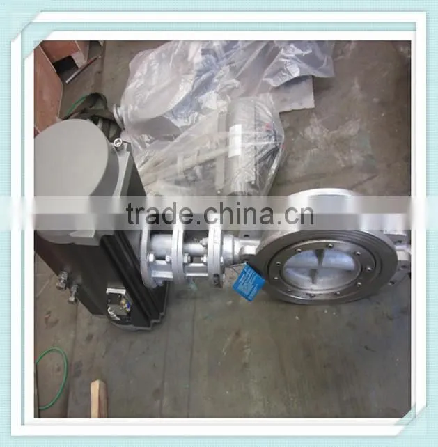 Pneumatic flange butterfly valve