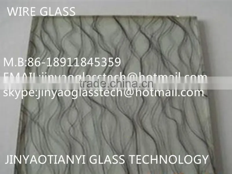 beijing new product 2015 excellent safe wire reinforced glass