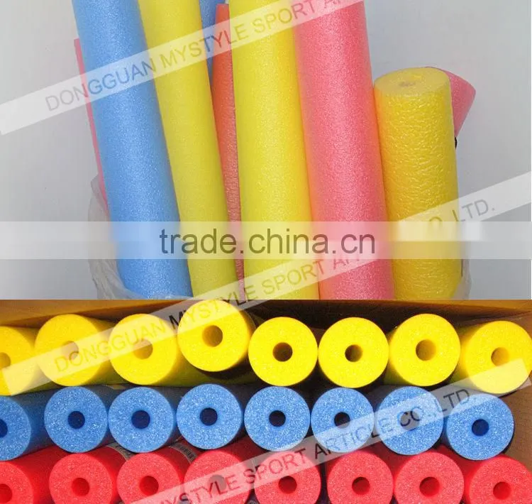 Fashion pool swim noodles, colorful EPE foam swim noodles