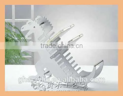 2015 Customized Size Decorate Leaf Acrylic tv shelf designs