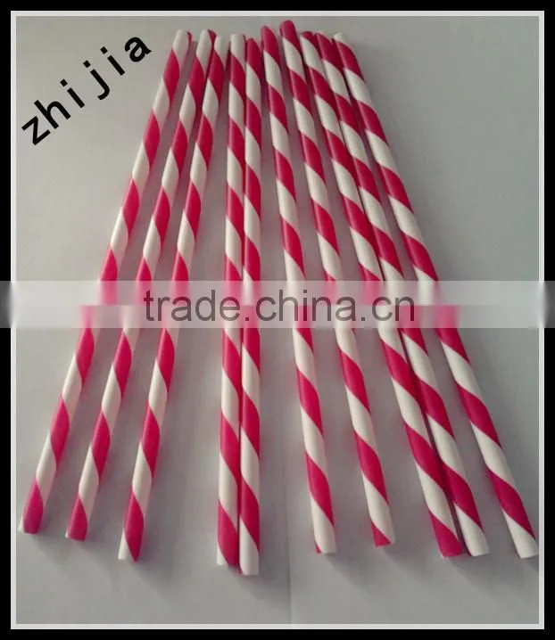 Eco-friendly hard plastic straws for hot drink for party supply