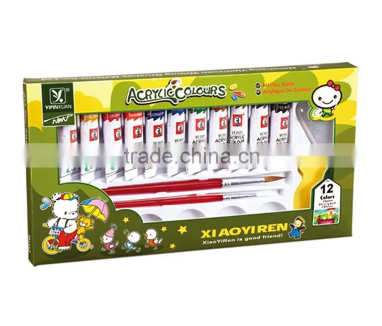 12 Colours 6ml Oil Paint Set Suitable For Students,Canvas Oil Painting