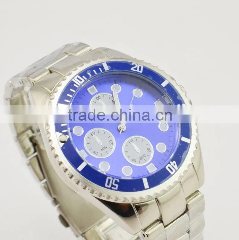 Classic mans business wrist watch calendar quartz watches men