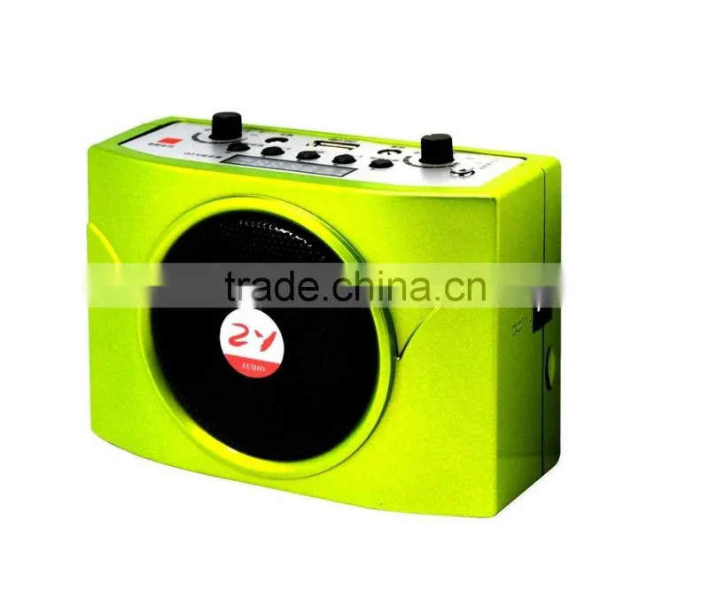 USB speaker Portable Waistband Voice Booster Mini Loudspeaker for teachers and tour guide