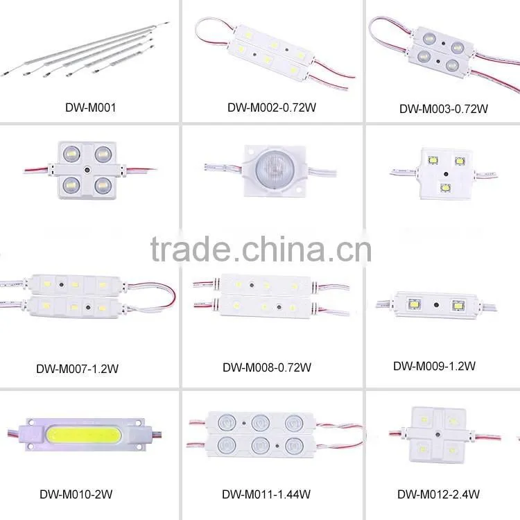 High power LED module for light box edge lighting 2835 double side light led module bar/1.44W led backlight