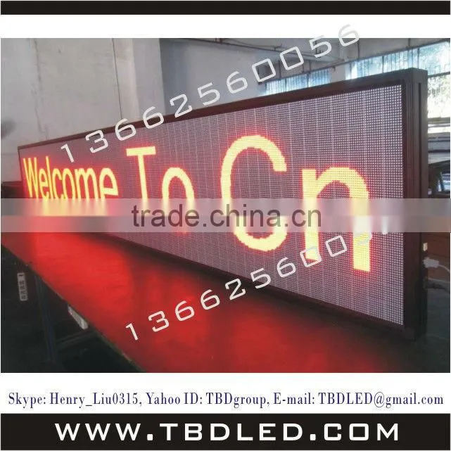 Alibaba China hot selling 16dots advertising led message display