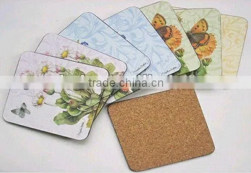 Wholesale Most popular products custom printed cheap drink coasters with logo