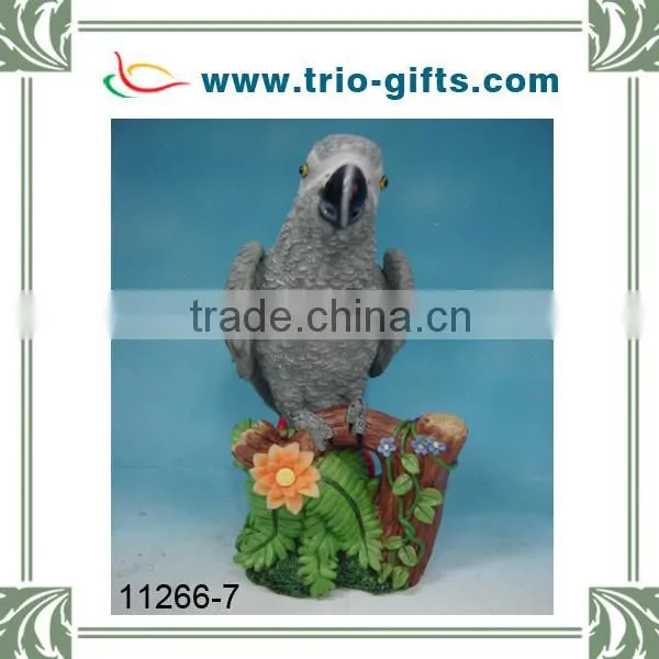 Resin blue macaw decoration parrot