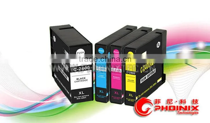 PGI-2400XL (9257B001AA 9274B001AA 9275B001AA 9276B001AA) compatible MAXIFY print ink cartridge for Canon IB4060/MB5060/M