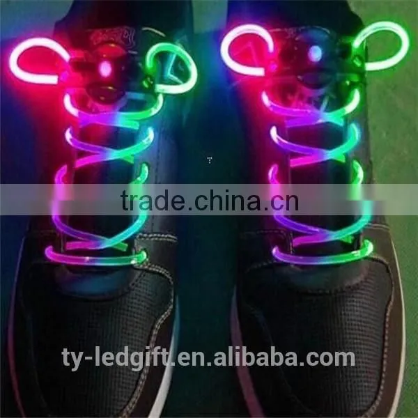 led flash shoe lace nylon nylon shoe lace led lighted