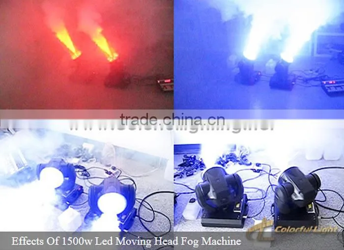 Professional 1500w LED moving head smoke machine in stage light